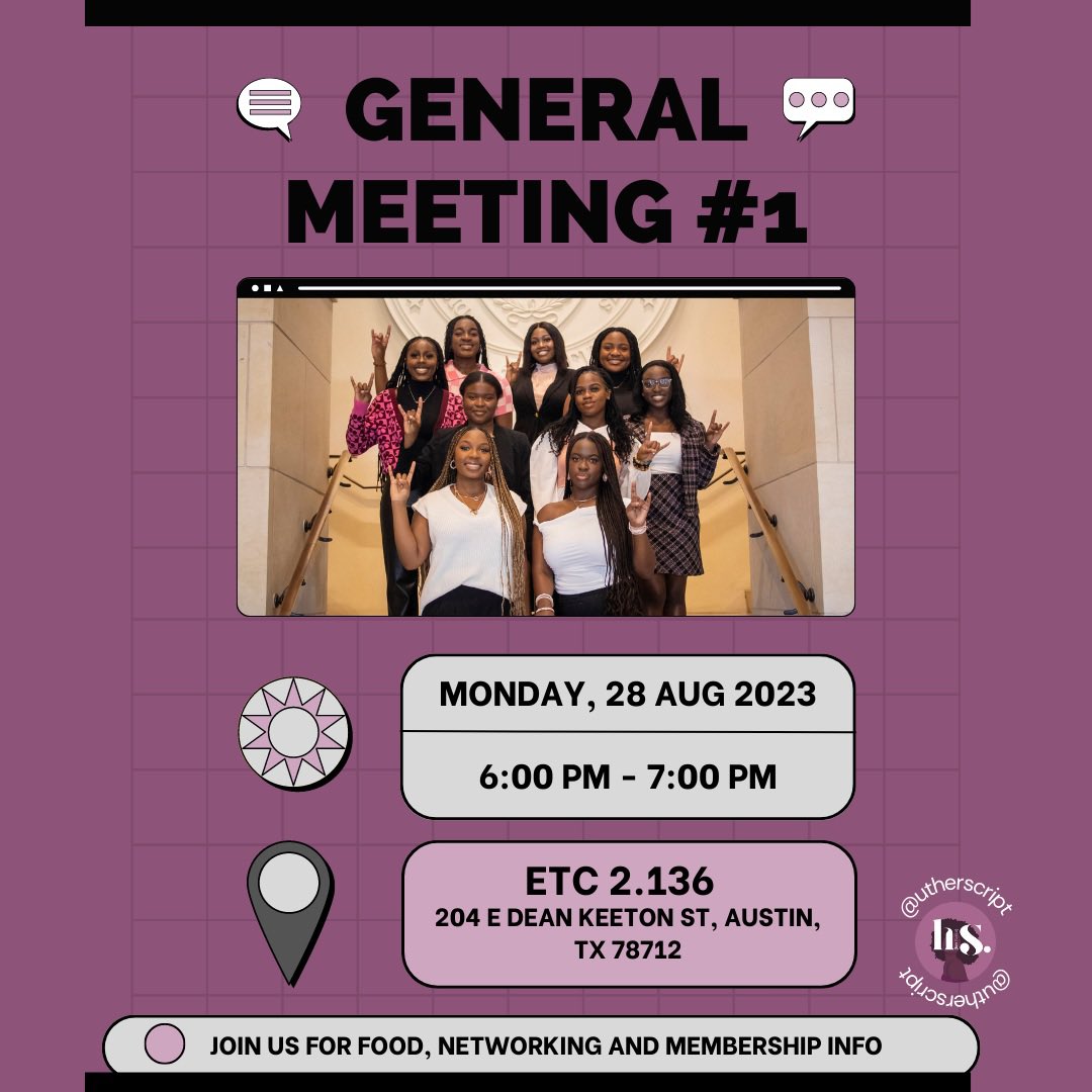 utherScript's tweet image. Our first GBM is happening TODAY!!! Come learn about what’s in store for the fall. You don’t want to miss this 👀