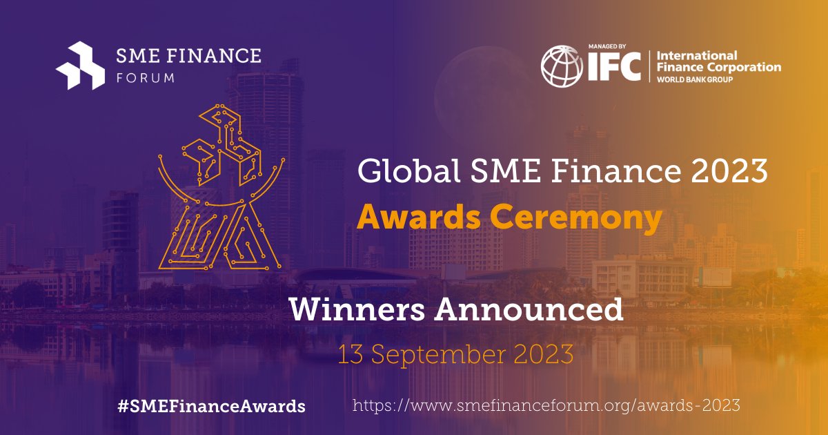 SMEFinanceForum's tweet photo. 🏅 We are rolling out the red carpet to honor the stellar achievers of the 2023 Global SME Finance Awards. 🏆📣Trailblazing institutions are about to receive the recognition they truly deserve! Will you be among them?
#GSMEFF23 #SMEChampions #SMEFinanceAwards https://t.co/ValKARZ17r