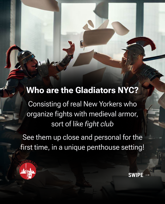 SwopX3's tweet photo. SwopX presents Work'n'Roll's bone-breaking NFT launch! Featuring Gladiators NYC Live combat exhibition at the Chelsea PENTHOUSE !! Pre-sale NFTs will be going up soon on https://t.co/waajMuxWKS!
Stay tuned for updates!

#NYC #Crypto #NFT #Penthouse #Chelsea #labordayweekend https://t.co/s4h8Xvlbfe