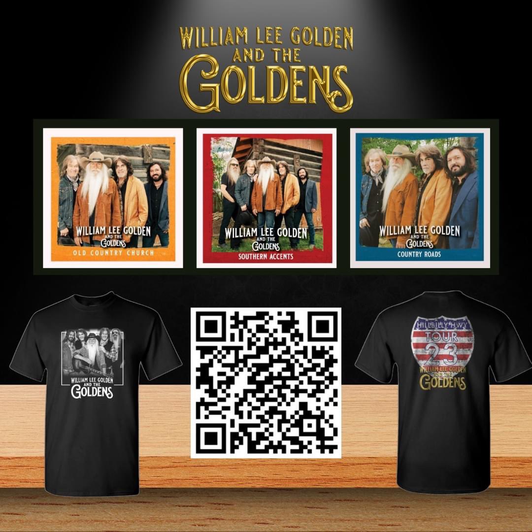 wlgolden's tweet image. Be sure to visit our online store for William Lee Golden and The Goldens CDs, shirts, books, and more!
Scan the QR code or click the link below:
richardsandsouthern.com/collections/wi…