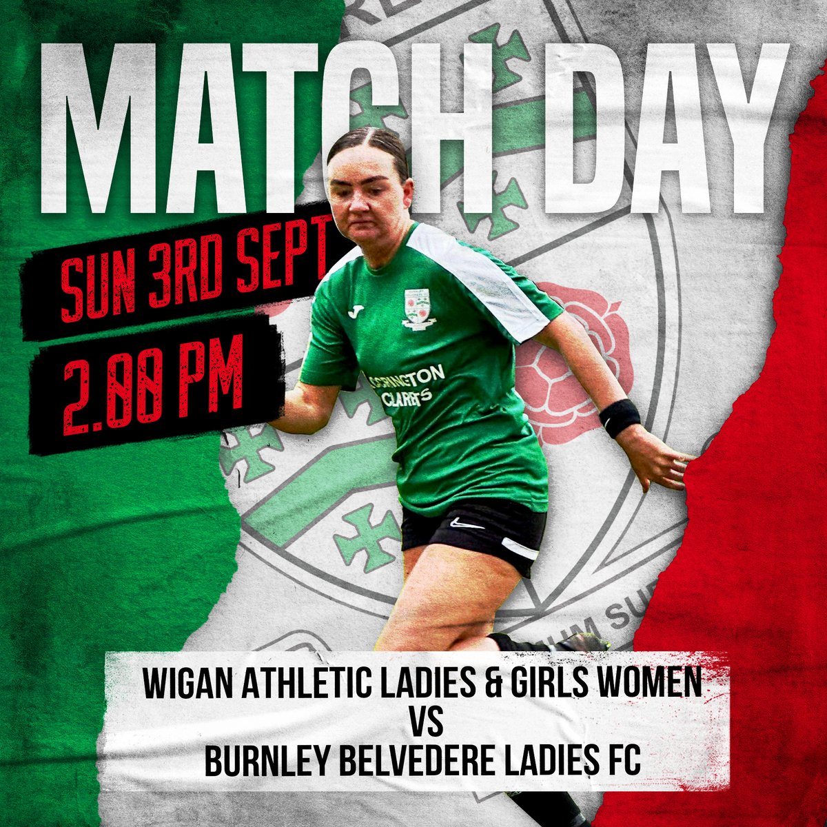BelvoLadiesFC's tweet photo. We open the season away to @LaticsWomen 
Sunday 3rd September
2pm Kick Off
Brocstedes Rd, Ashton-In-Makerfield, WN4 0NR https://t.co/qq6sHs6Pfn
