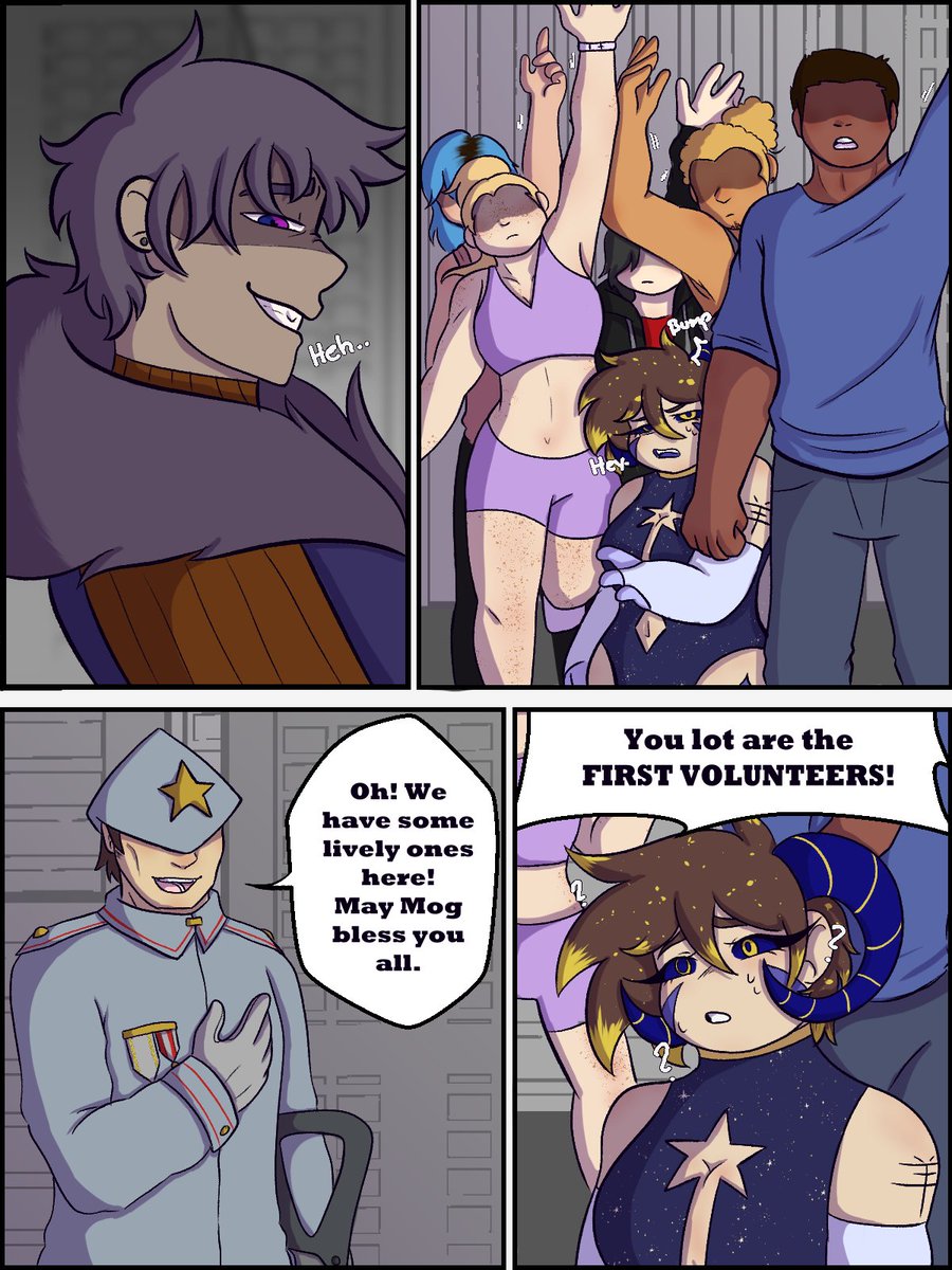 BeastQuadrants's tweet photo. (Pg. 4-6)
Pickle in a what now..?

#QuadrantsofBeasts #QoB #comic #originalcomic #digitalart #digitalcomics https://t.co/ZVmvEhfnE6