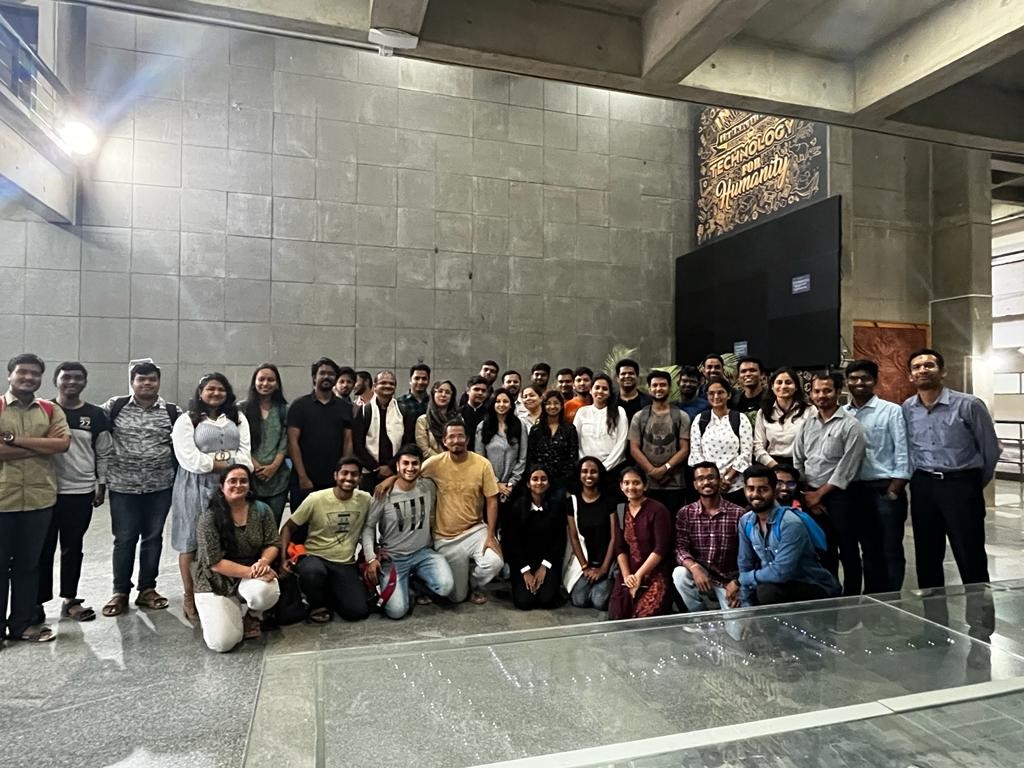 IITHyderabad's tweet photo. 📢 #IITHUntold🌱 #WorldEntrepreneursDay !
The department of #Entrepreneurship and #Management under the aegis of the #IIC_IITH @IITHyderabad, organized a talk “Innovate & Inspire by #TAIM (Telangana AI Mission): From Ideation to Implementation” on the occasion of World Entrepreneurs’ Day.
In this regard, Mr Praveen Mokkapati (Deputy Director #NASSCOM, Lead of T-AIM), Mr Muralidhar Somishetty (Co-founder, #Wellnesys), M Sachin Hegdekudgi (Co-founder, #RootsGoods), Ms Nishtha Rohatgi (Co-Founder, #ProvidentiaLabs), Mr Udayan Banerjee (Co-Founder, #Clairco) talked about the journey of entrepreneurship and the challenges faced, how AI is driving to enable and nurture entrepreneurship, importance of product-market fit, triggering point in starting own business, role of the government, entrepreneurial traits.
There was also a live case study activity for the students where they ideated on a real-life challenge. The event witnessed a great learning opportunity and networking for students with the start-up founders.