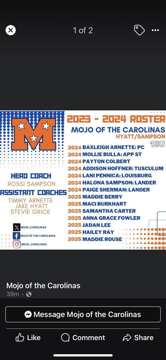 I can’t wait to hit the dirt with my new teammates  #themojoway <a href="/Maddie_Evans7/">Maddie Evans Gibbs</a>