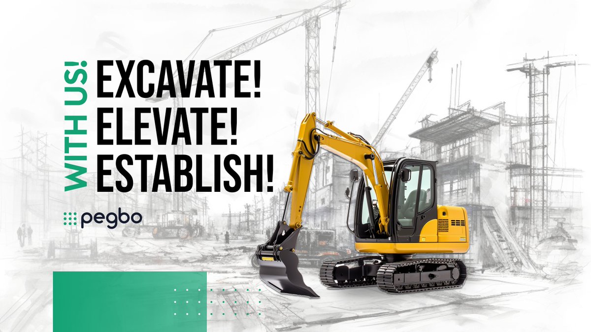 pegboinc's tweet photo. 🚧Excavate! Elevate! Establish! with Pegbo! https://t.co/UYfPOsGIsB
🛠️ Find all your construction equipment needs in one place.
Need assistance? Contact us at 650-539-2915 or support@pegbo.com
#Pegbo #ConstructionEquipment #UnleashYourCreativity https://t.co/2Xl0Kxv84S