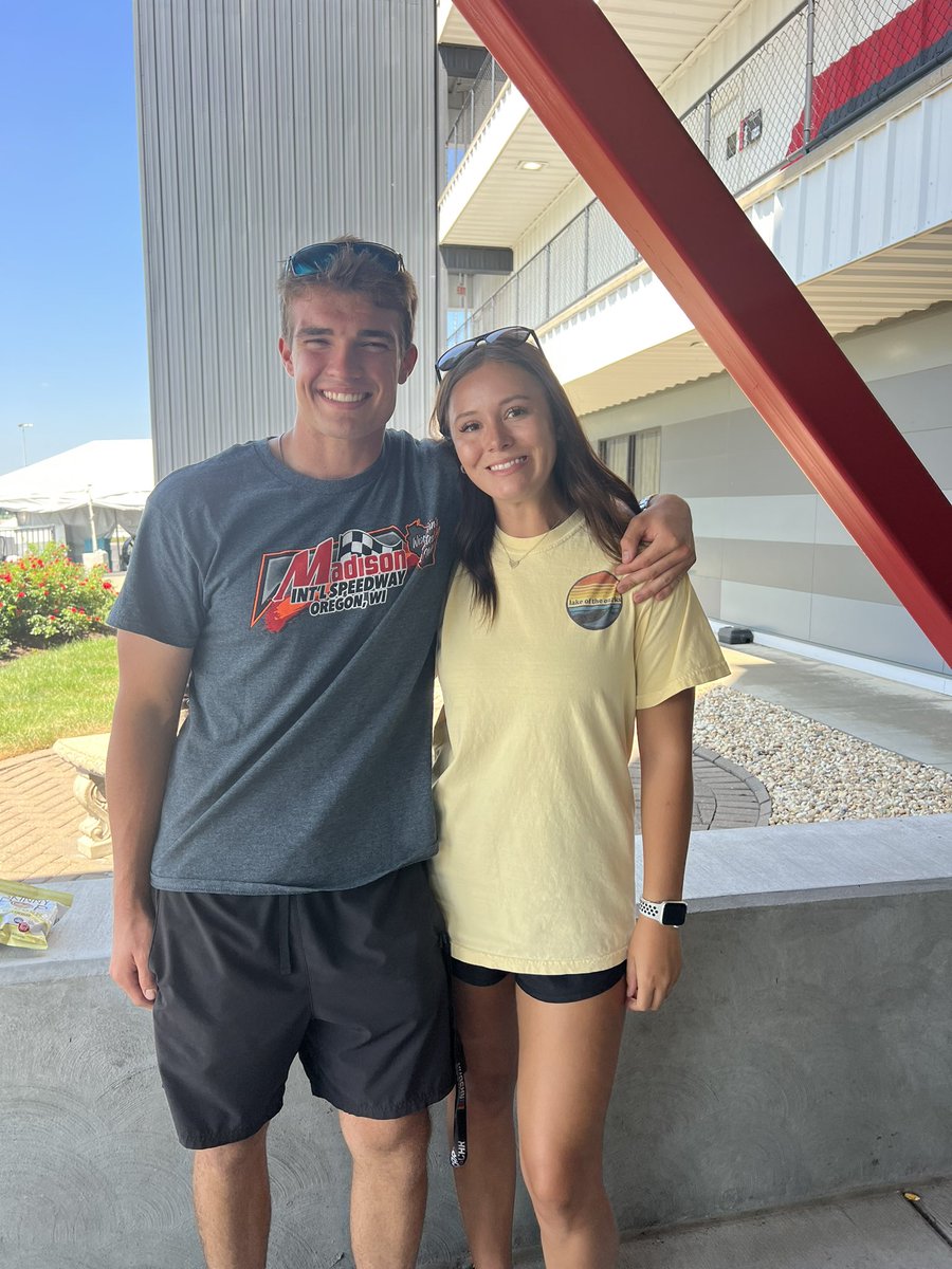 KateGrand9's tweet photo. Me and @al_mckarns  started a couple days apart at WWT Raceway and had some great adventures together along the way. You’ll be missed Al! See you around 🫡. https://t.co/x47fljDj8E