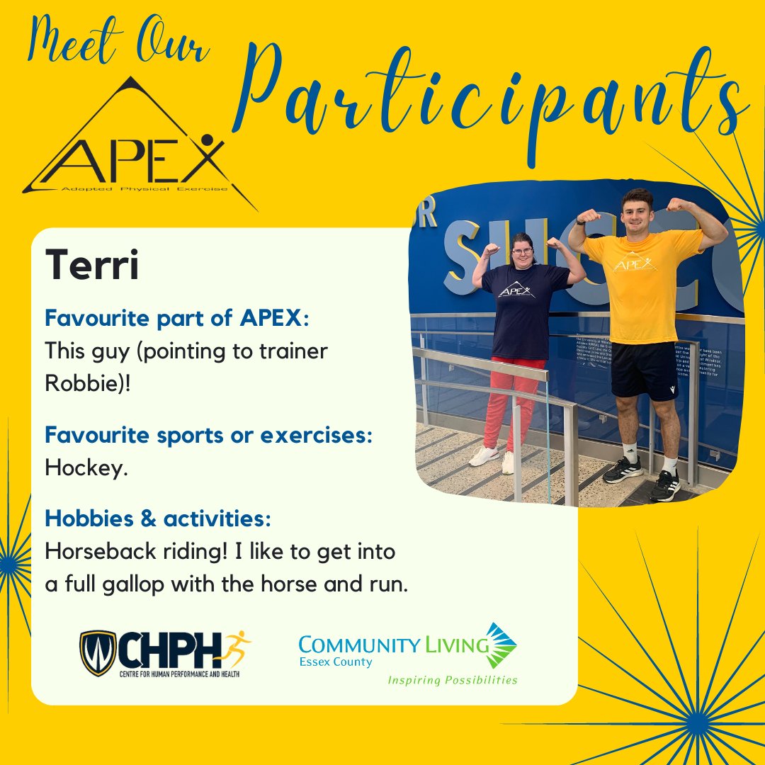 Alright everyone, meet our next wonderful APEX participant feature - Terri!