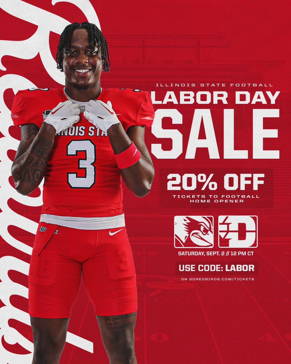 LABOR DAY SALE 🎟️

Use code 'LABOR' for 20% off tickets to our season opener Saturday at Hancock Stadium. 

bit.ly/45ssXKC