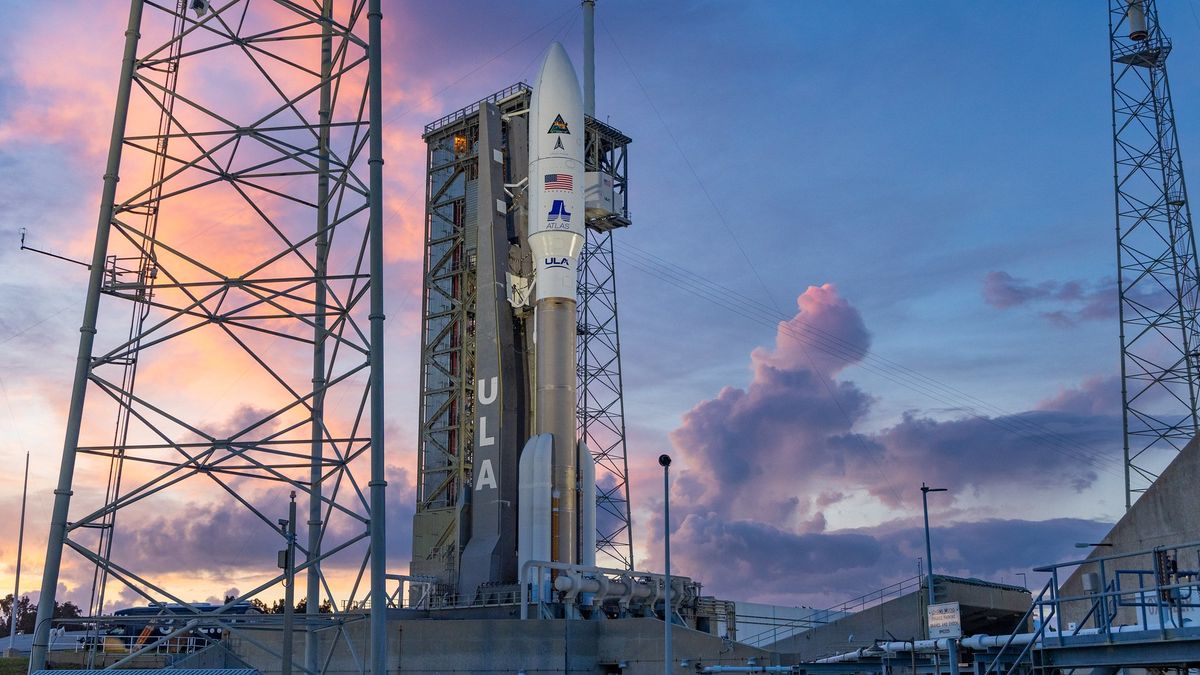 SPACEdotcom's tweet photo. Atlas V rocket to launch Space Force's 'watchdog' satellite Silent Barker on Aug. 28. Here's how to watch live https://t.co/zdlD3WvPwu https://t.co/lkwKEQGySo
