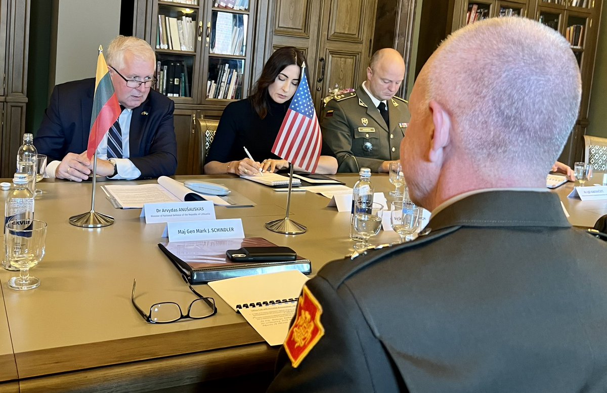 TAGofPA's tweet photo. Honored to engage in productive talks with Dr. Arvydas Anušauskas, @Lithuanian_MoD, while in the Palace of the Grand Dukes. These discussions pave the way for deeper collaboration &amp; reinforce the strong ties between the @PaNationalGuard and @LTU_Army.🇱🇹🇺🇸 #SPP30 #TogetherWeServe https://t.co/gnKnOzgRZY