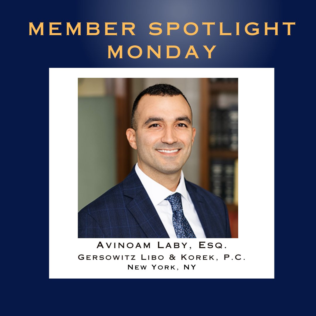 GLKLaw's tweet photo. Repost from @NYSTLA

@AviLaby has made a name for himself by bringing passion, compassion, and tenacity to every single case he takes, and he cannot rest until he knows his clients are getting the best deal. @NYSTLA is proud to have him serve as its Parliamentarian. https://t.co/t0GZSOh4IS