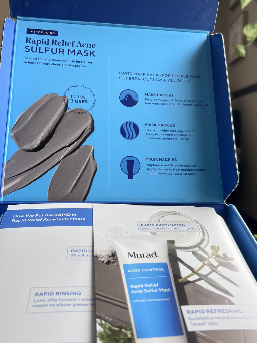 theeeeegemini's tweet photo. #presssample New drop from @MuradSkincare: Rapid Relief Acne Sulfur Mask $44
https://t.co/6ofqtuqqdG https://t.co/6KAjFnpedg