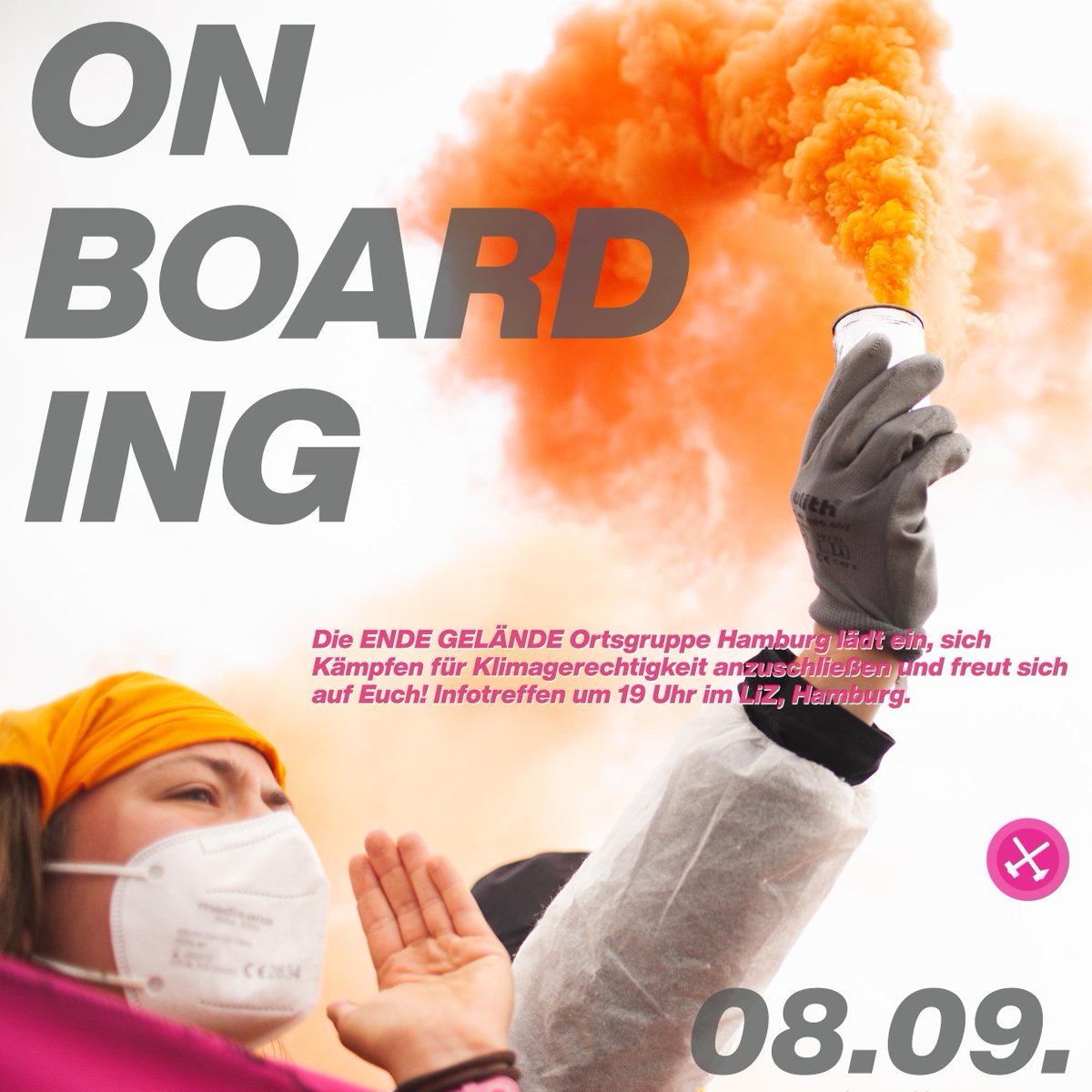 Mach mit bei Ende Gelände!

Bevor im September und Herbst wieder einiges ansteht, möchten wir euch zum Onboarding für Aktivismus bei Ende Gelände Hamburg einladen!

Freitag, 8. Sept. um 19 Uhr im LiZ, Karolinenstraße 21a.

Wir freuen uns darauf, euch kennenzulernen 🔥