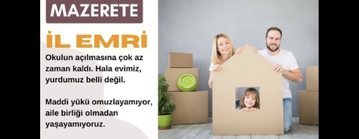 Kamu içerisinde ailesi ile birlikte çalışma hakkını kazanmaya çalışan başka bir meslek grubu yoktur. En temel hakkımız olan aile birliği hakkımızı bizden almamanızı istiyoruz.  #ilEmriMujdesi vererek bu haktan bizleri mahrum bırakmayın. 
<a href="/Yusuf__Tekin/">Yusuf Tekin</a>

<a href="/RTErdogan/">Recep Tayyip Erdoğan</a>  <a href="/mebpgm/">Personel Genel Müdürlüğü</a>