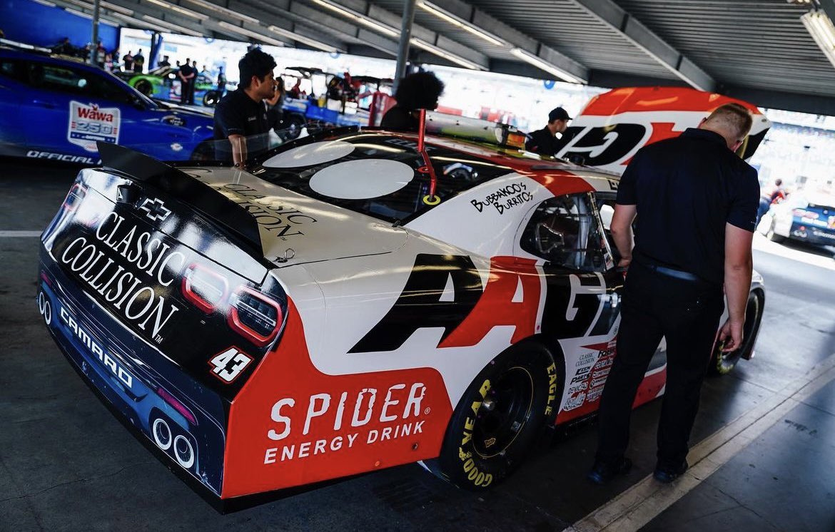 SpiderEnergy's tweet photo. Racing passion meets unstoppable energy 🏁🔥 #TeamSpiderEnergy had a blast revving up for NASCAR Wawa 250 last weekend with sponsored driver #43 @ryanellisracing 🕷️⚡ 

Learn More 👀
https://t.co/aVlHWqnAMZ

#SpiderEnergy #NASCAR #Wawa250 #getbitstaylit #Daytona #ryanellis $GOGY https://t.co/N4Zss5ATdy