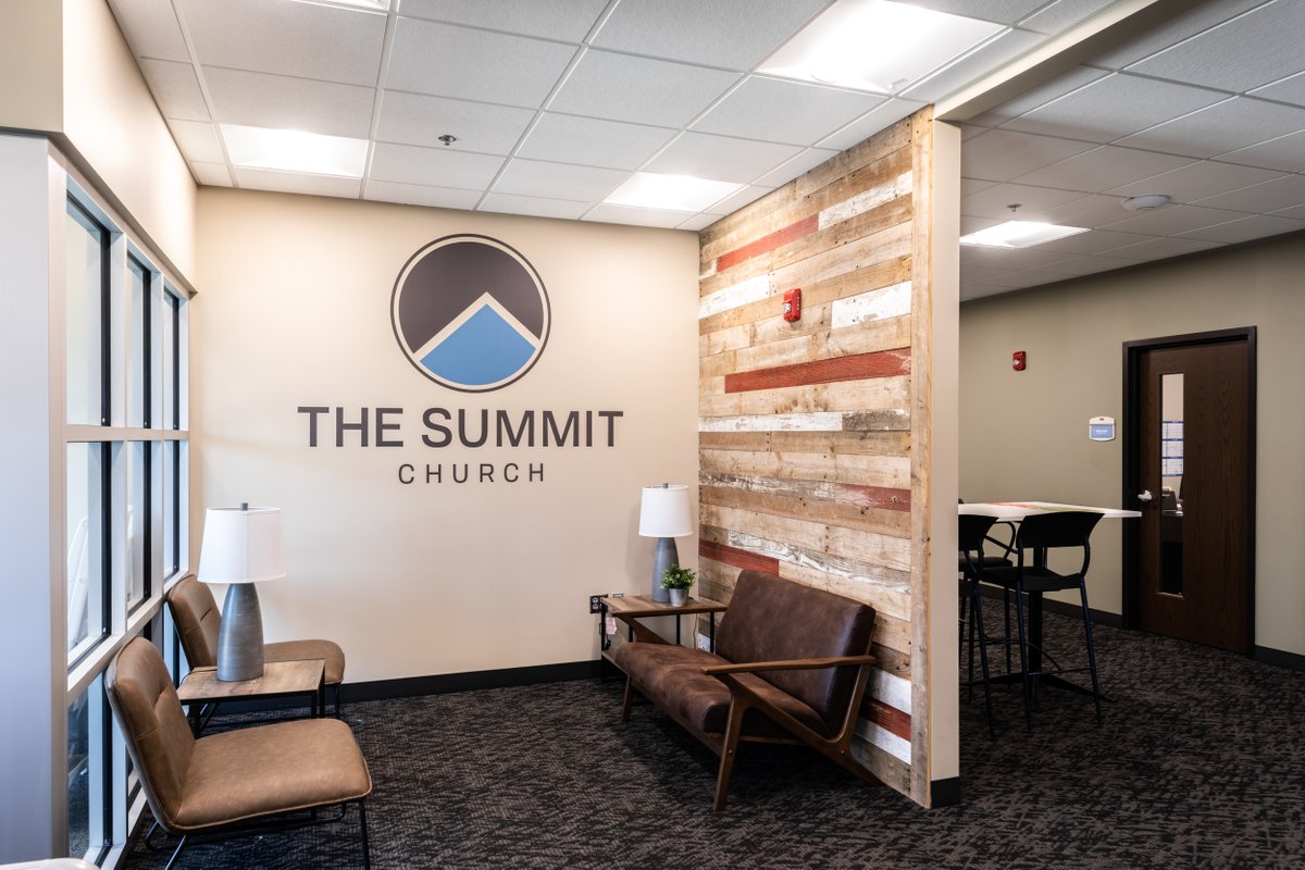 2015, we first constructed The Summit Church; in 2020, we built the phase 2 addition. Mantel Teter was able to use the previous exterior stone and incorporate it into a feature wall in the new entryway area, creating a warm and inviting space!

#SummitChurch #MantelTeter #ALHuber