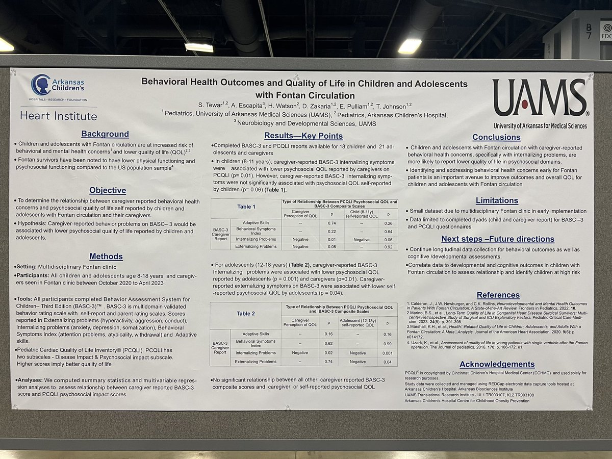 HeatherRD_RN's tweet photo. So proud of the Cardiac Neurodevelopment Program at @archildrens presenting 4 posters about our efforts at the @8thWCPCCS2023 https://t.co/7RjflmBqMG