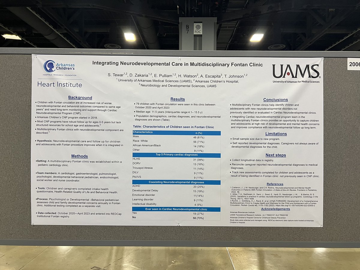 HeatherRD_RN's tweet photo. So proud of the Cardiac Neurodevelopment Program at @archildrens presenting 4 posters about our efforts at the @8thWCPCCS2023 https://t.co/7RjflmBqMG