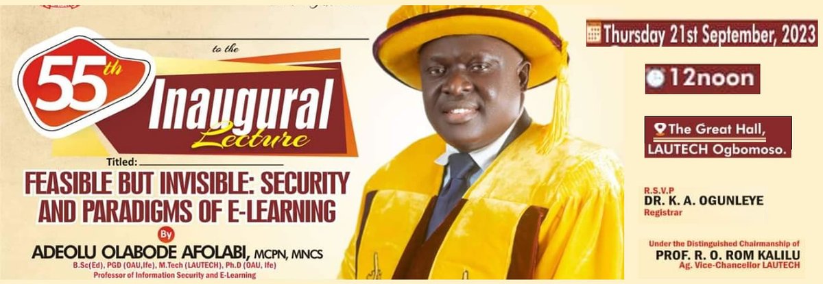 #inaugural #Lautech