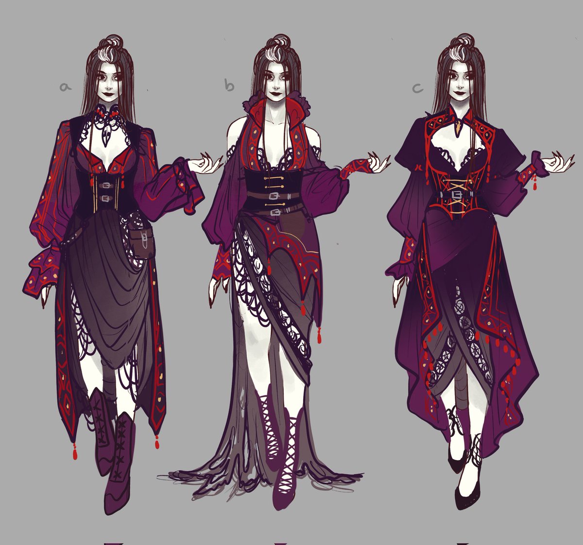 HannahArtwork's tweet photo. Finally designed for Imogen to go with Laudna and Fearne #CriticalRole https://t.co/EBgMXsoZLC
