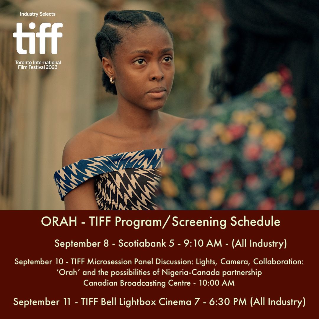 rubyakubueze_'s tweet photo. All roads lead to #TIFF2023 and we can’t wait for you to see @orahmovie 

Have you gotten your industry pass yet? See you soon! ✨ 

Produced by: Amos Adetuyi, Floyd Kane, and Lonzo Nzekwe
@lonzonzekwe 
#tiff2023 #orah #TheRising https://t.co/QhKI0gi05c