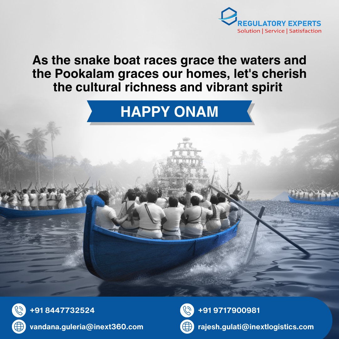 RegulatoryExp's tweet photo. 🪔 May the vibrant colors of Onam fill your life with positivity and happiness. Happy Onam from all of us at Regulatory Experts! 🌈🌼

Contact Us:
+91 84477 32524,
+91 97179 00981

#OnamCelebration #OnamFestivities #HarvestFestival #OnamTraditions #UnityInDiversity #Cultural https://t.co/KpEpNuntDU