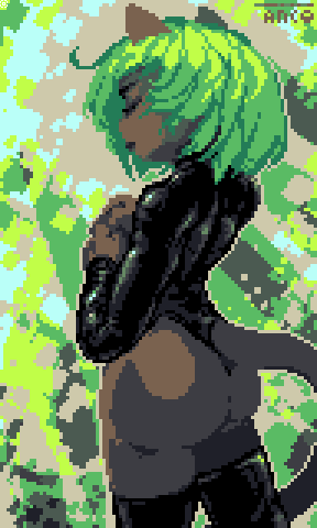 windfallapples's tweet photo. Another fill-base #catgirl #pixelart doodle from stream last night~
Hope you like cake. <w<
96x160px at 3xzoom.
#rejectedpalettes: "Gergergre" by Model'Ka Studio. 12c.
#aseprite https://t.co/9qwjpL2wuY