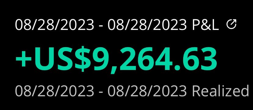 chadchristian's tweet photo. Made a couple more trades in the dark at my dining room table. Thank you American Dream Trading for all the love and support. #vlessed https://t.co/TzjakuhABZ