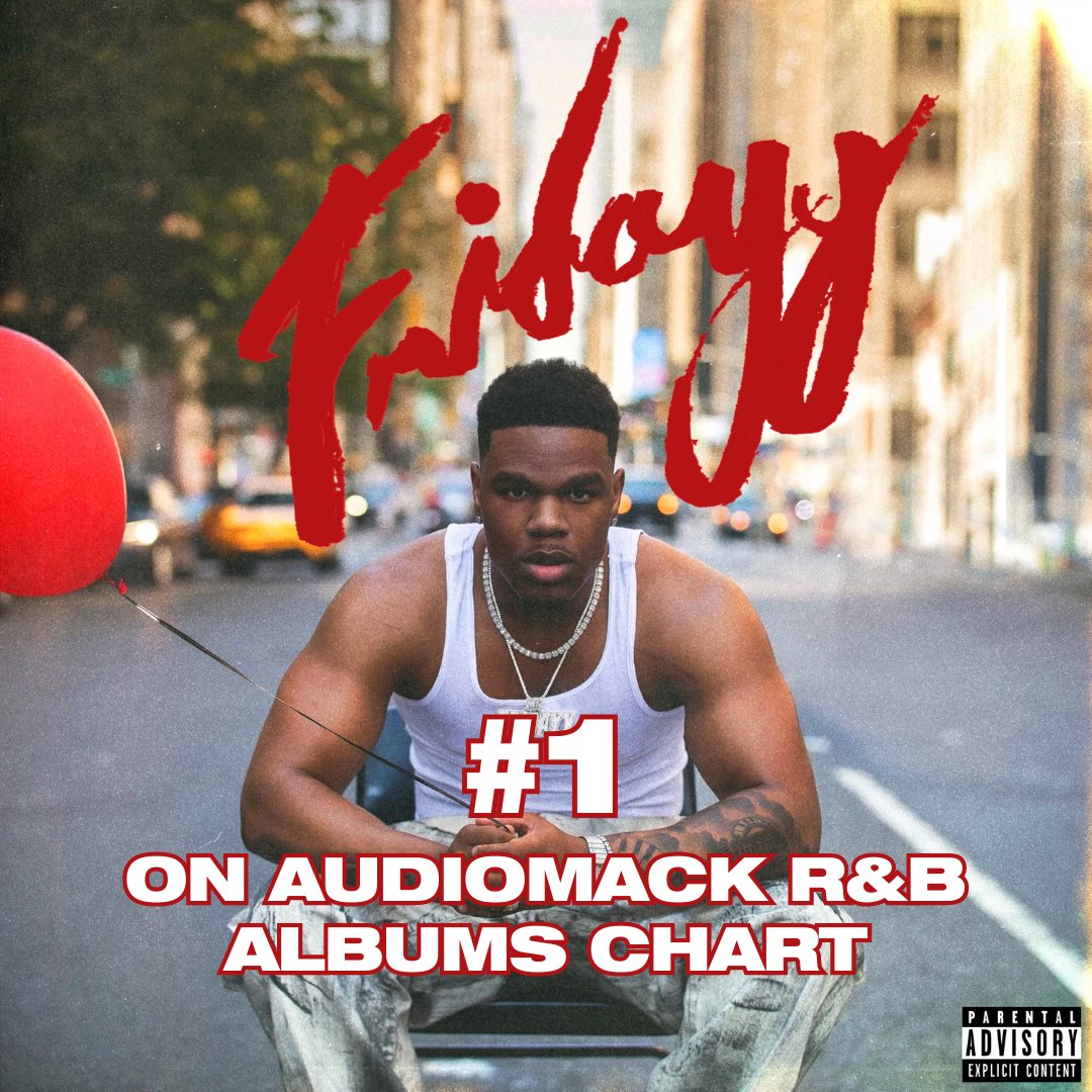Go check out the #1 R&amp;B album on <a href="/audiomack/">Audiomack</a> 🎈

Fridayy by <a href="/fridayy/">Fridayy</a> is out NOW audiomack.com/fridayy/album/…