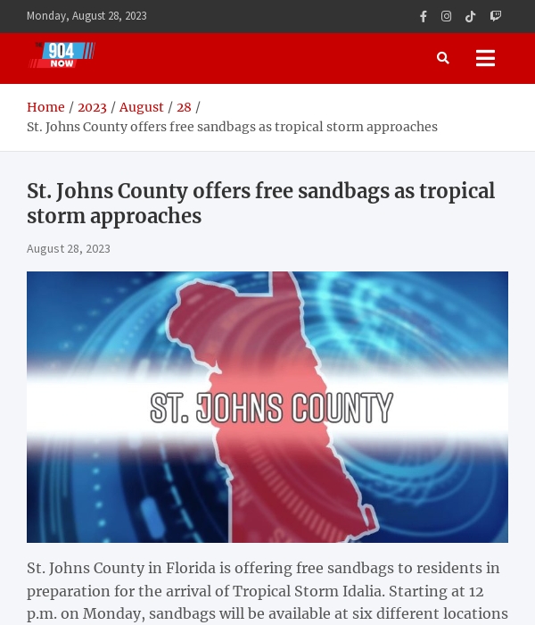 The 904 Now App tweet media