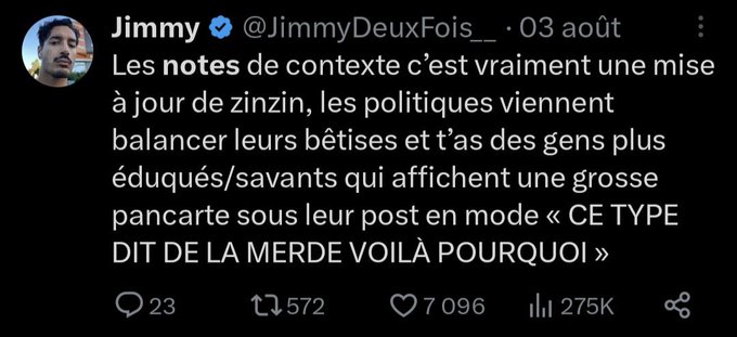 Psyhodelikus's tweet photo. Les Note de Contexte quand sa touche des gens de droite --> Meilleur invention qui soit 

Les Notes de Contexte quand sa touche la gauche --> Ouais en fait c'est vraiment pas ouf 

LOOOOOOOOL https://t.co/KkD9MMN4Qf