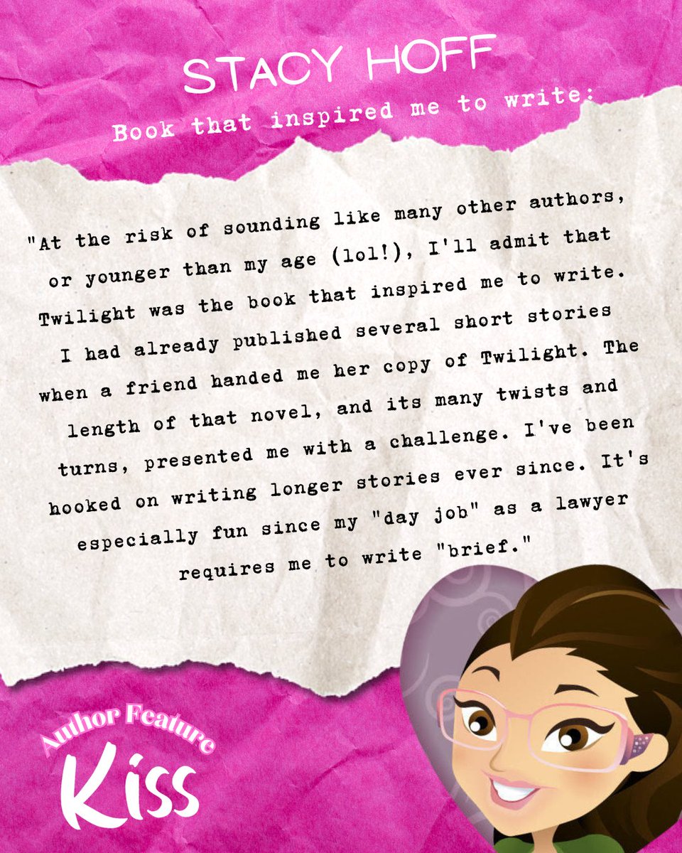 kissromanceapp's tweet photo. Which book would make you want to become an author? Just like @authorStacyHoff , follow your dreams and you'll be able to achieve them! 🤳💕 https://t.co/ACZnv0MDu5