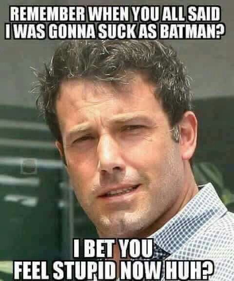 So true ,this legend proved everyone wrong &amp; killed it as Bruce Wayne &amp; batman,he is truely the GOAT 👍👍
#MakeTheBatfleckMovie @AmazonStudios <a href="/netflix/">Netflix</a>