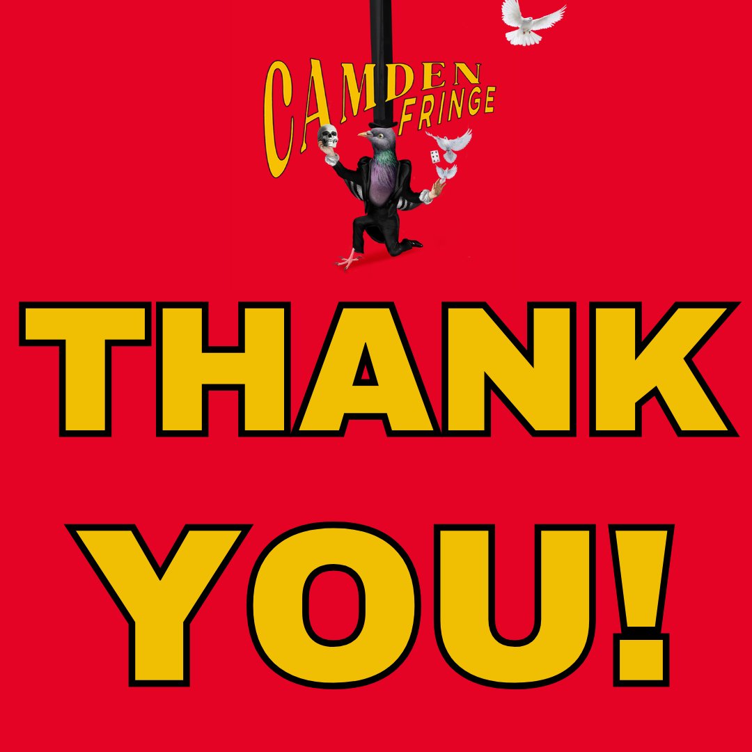 As the curtain comes down on the 17th Camden Fringe it's time to thank everyone who makes it happen. 2023 was our biggest festival yet - we had more different productions, sold more tickets and had more reviews than before and it's all down to these brilliant people...
THREAD
