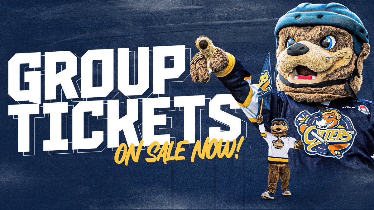 What better way to attend an Otters game than with your group! Group tickets on sale now!

To secure your group tickets, contact RJ Niedzwiecki at 814-480-6083 or rj.niedzwiecki@ottershockey.com

For more information click here: chl.ca/ohl-otters/gro…