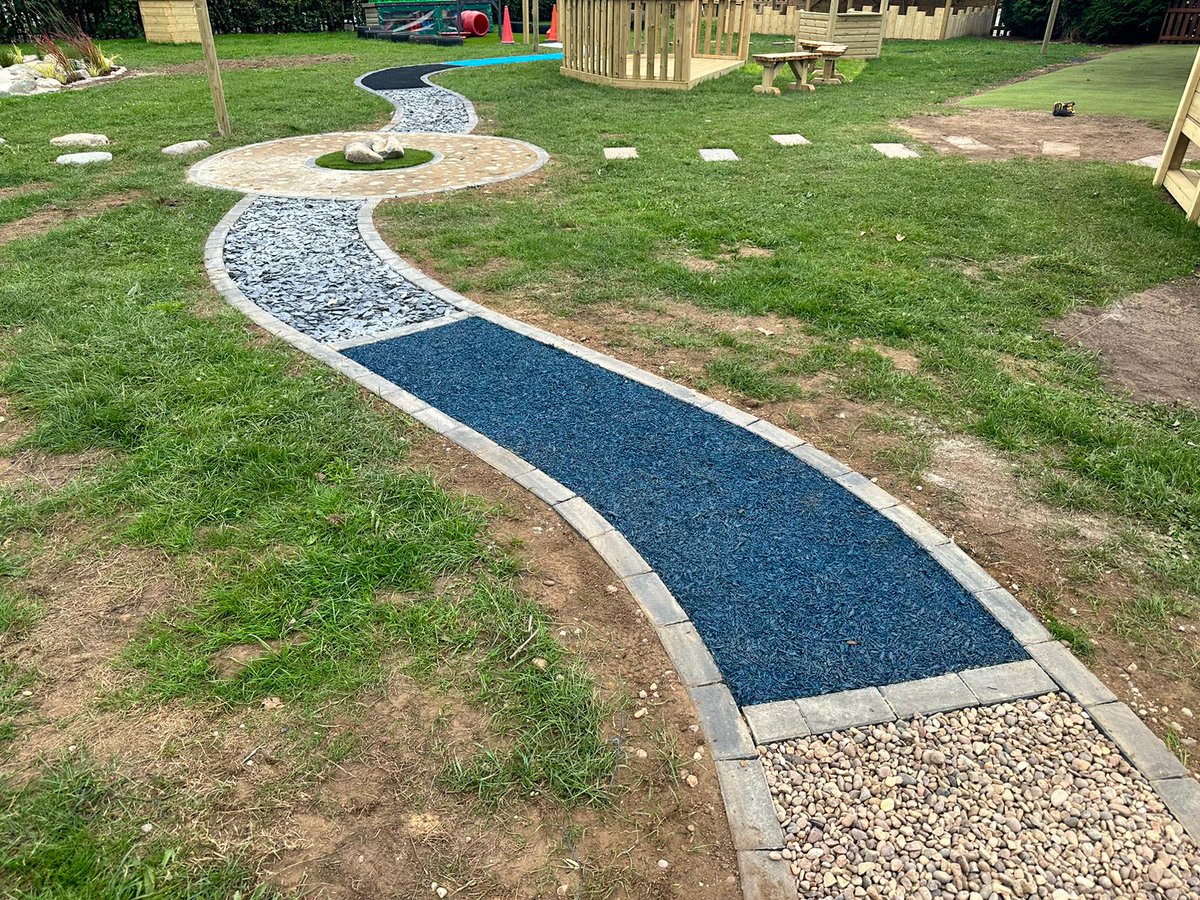 PrecisionTimber's tweet photo. โจ Embark on a Sensory Journey at Sandringham's Bespoke Path! โจ Engage your senses and ignite your imagination as you stroll along our enchanting sensory path ๐ถโโ๏ธ๐ธ. Including: pebbles, mulch, slate, block paving and more. ๐๐ผ
More images coming soon! https://t.co/Dd5r798ryB