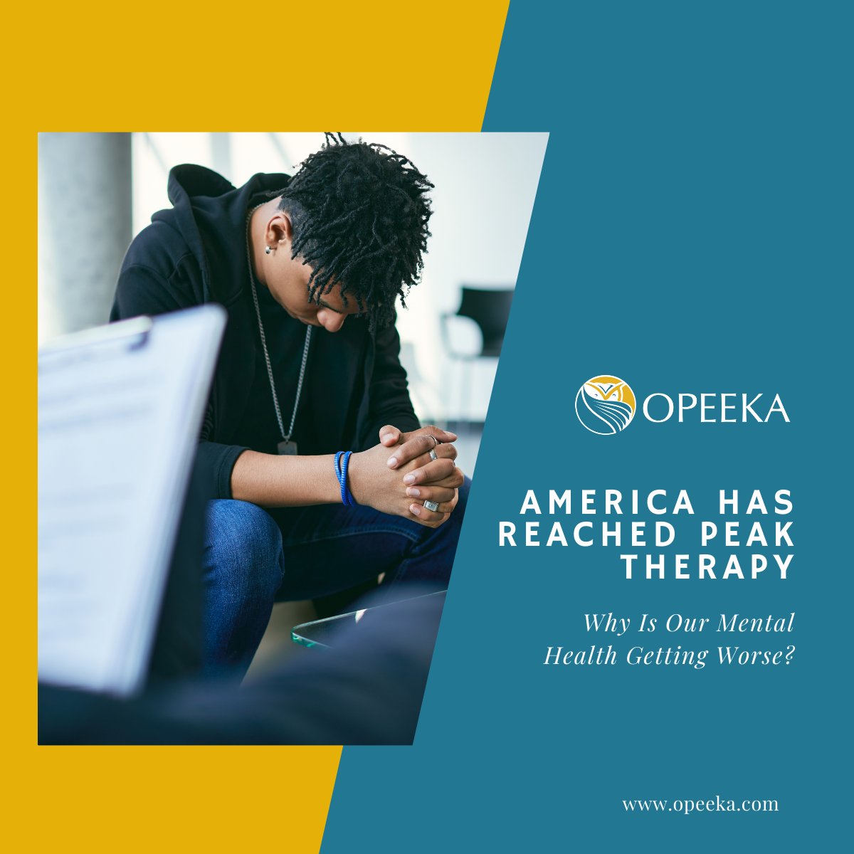 U.S. mental health is getting worse by multiple metrics. Suicide rates have risen by about 30% since 2000. Almost a third of U.S. adults now report symptoms of either depression or anxiety, roughly three times as many as in 2019.

snip.ly/evrcuc

#MentalHealthCrisis