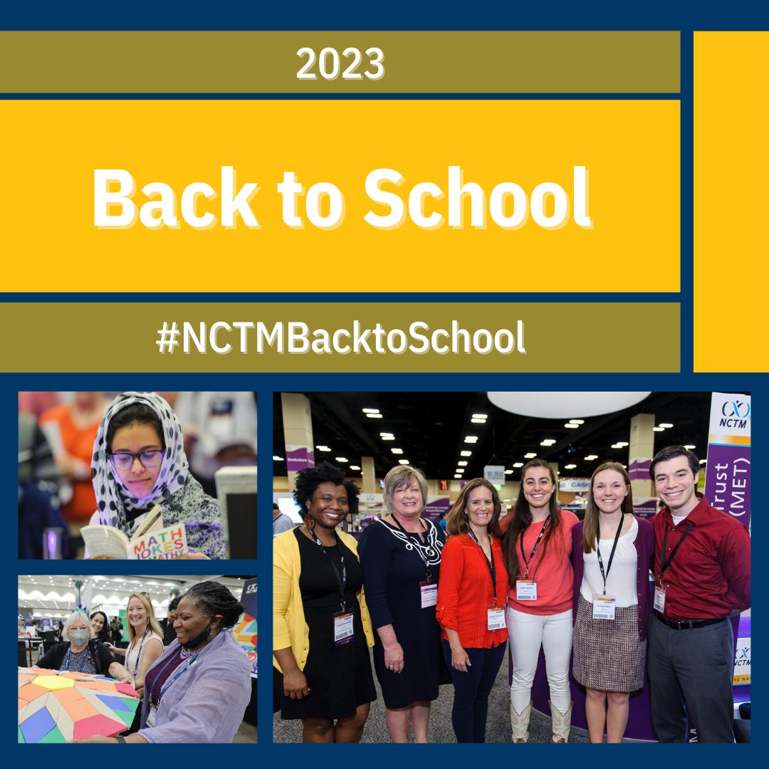 Our #BacktoSchool resources specifically for schools and districts allow you to look beyond an individual classroom and empower your school and district to do more to support math educators and students: nctm.link/pX9tV