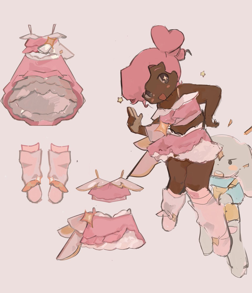 「designing magical girl outfits 2 」|meltyのイラスト