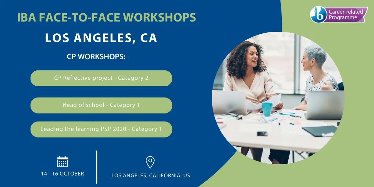 October workshops are here! Join us in Los Angeles 14 - 16 October and find a CP workshop just for you >>> bit.ly/45RiCYx