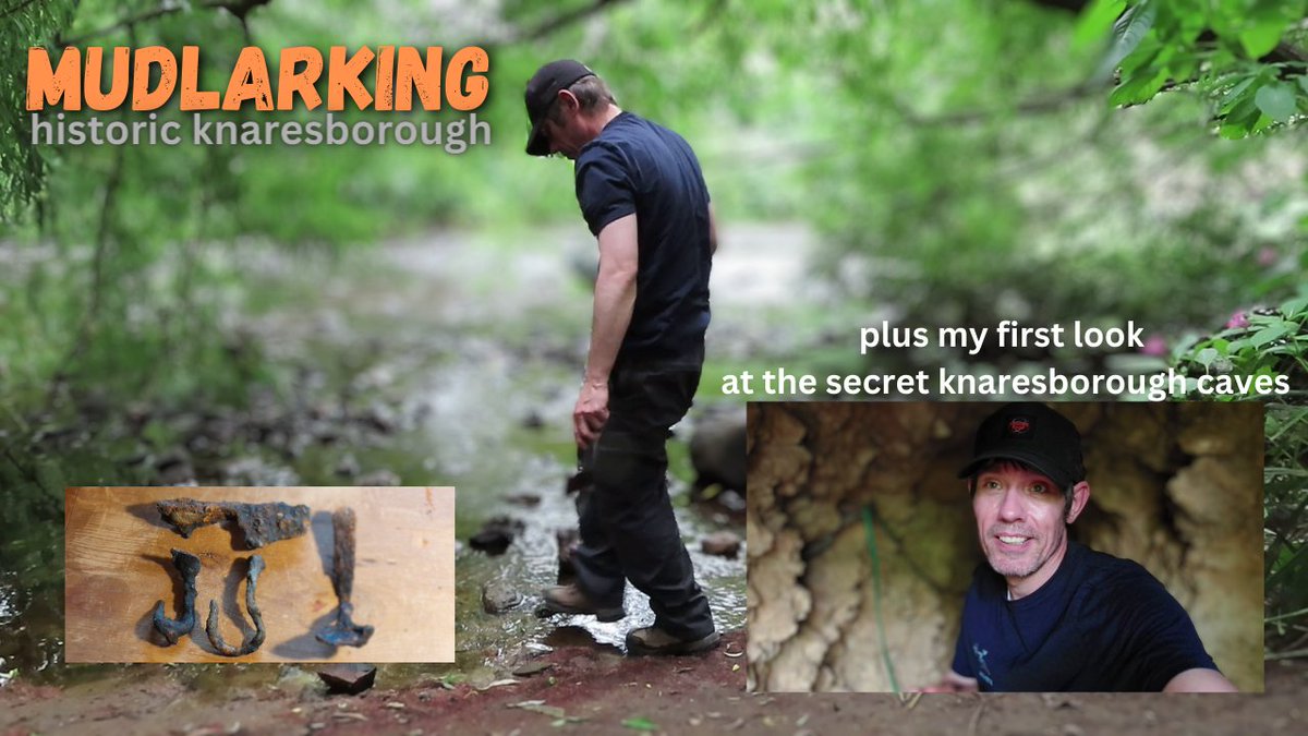 ive a brand new video out tonight 9pm UK time. come join us in the premier thanks . youtu.be/Pr5H83Q0g5k?si… #ancientcaves #mudlarking #exploring #pottery #bottledigging #ukrivers #knaresborough