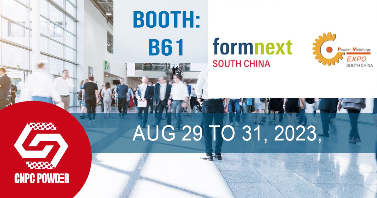 We are only a day from Shenzhen's #Formnext South China Conference 2023. Please stop by our exhibit B61 and talk to one of our staff members. We're always happy to hear about your metal powder needs.
lnkd.in/gbpBipig
mailchi.mp/9b5777864f4b/h…