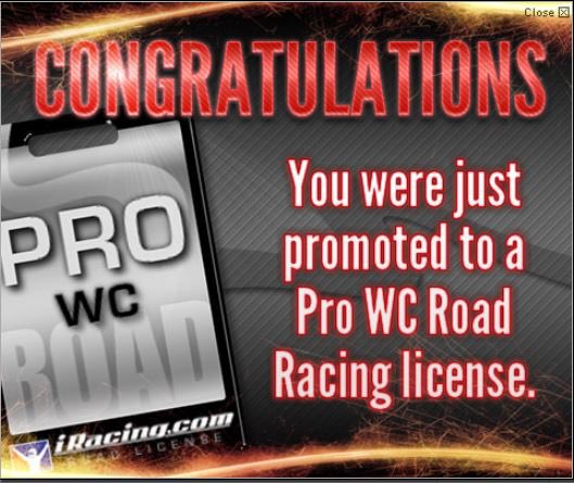 VortexSimRacing's tweet image. We are so proud of our driver @Fivecorr who earned a pro License on @iRacing in the iR01!

Congrats on this achievement 🏁🍾