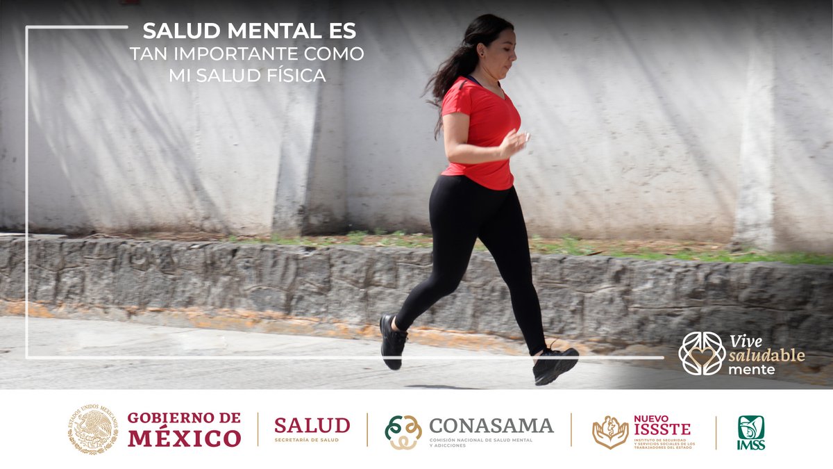 conasamamx's tweet photo. La salud mental y la física están estrechamente relacionadas. Cuando tu salud mental es buena, es más probable que cuides tu salud física y viceversa.

#ViveSALUDableMENTE https://t.co/LFr3fXp0QM