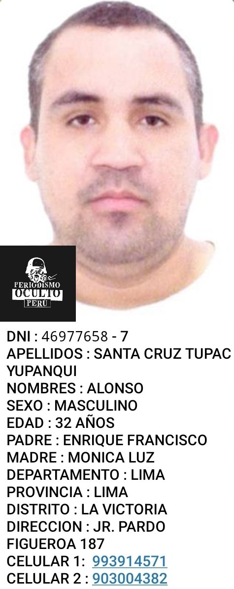 Periodismo Oculto Perú tweet media