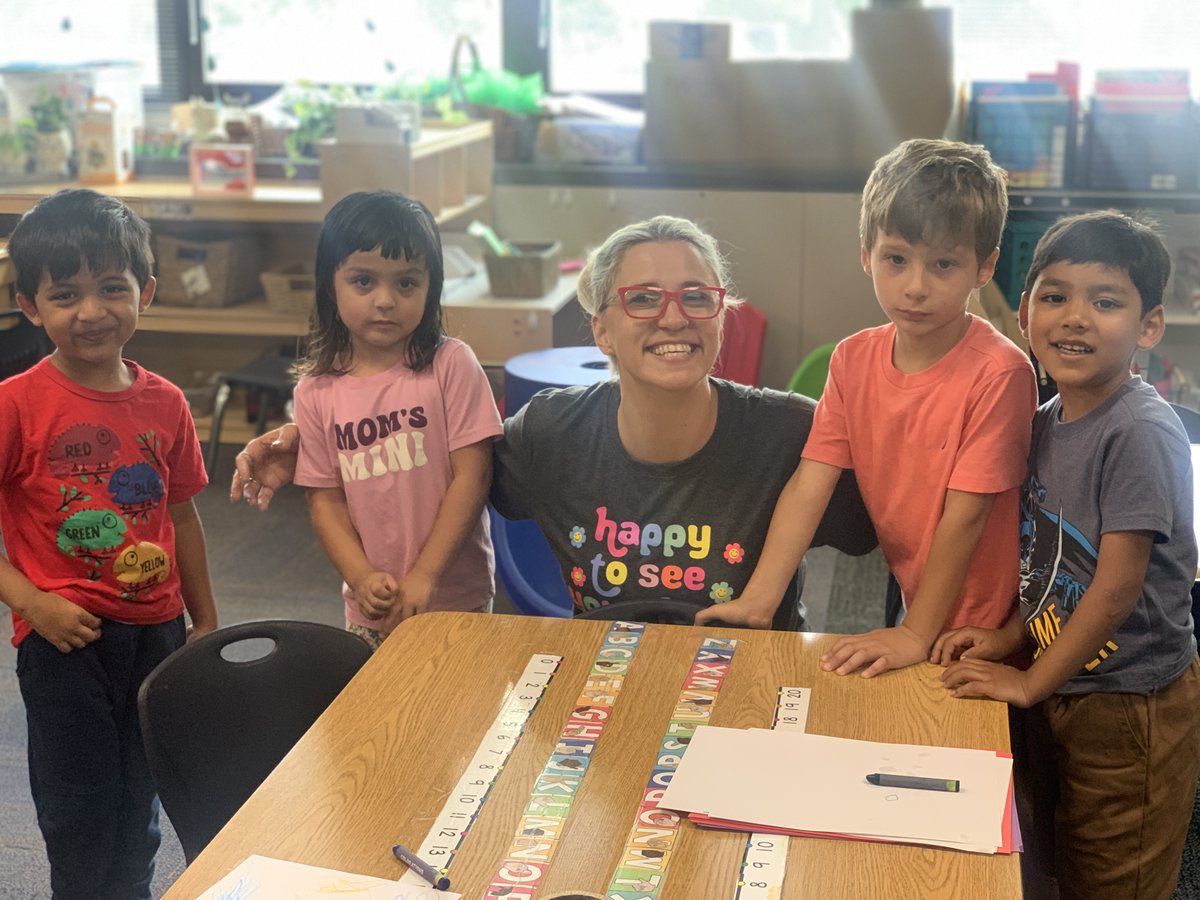 D54schools's tweet photo. Our youngest learners had their #54FirstDay today at the D54 Early Learning Center! Our newest Sprouts may have been a little leery when saying bye to their parents but were all smiles when saying hi to their teachers! We can't wait to see you all grow! 🌱@elc_rachel https://t.co/exAcgy1q0H