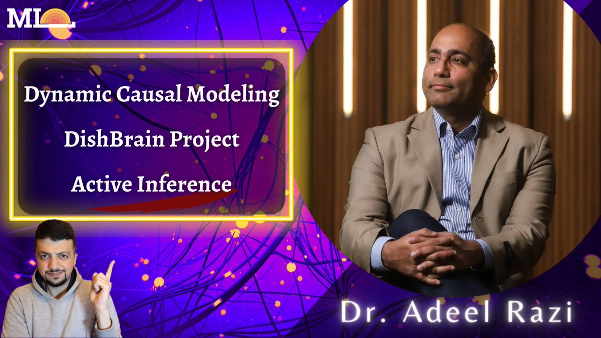 📢Dr. Adeel Razi is our next guest at MLDawn. We will discuss Active Inference, Dynamic Causal Modeling and more! The interview will be available soon at shorturl.at/uAH48 ! Stay tuned👊👊👊 #neurosciences #neuroscience #machinelearning #deeplearning #ai #cognitivescience