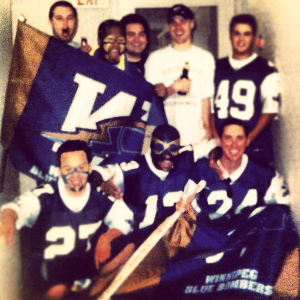 Hey CFL fans,

Got any Labour Classic Photos/Memories to share? #forthew #ldc #CFL #Bombers #allingreen 
Circa LDC 2002🌾🇨🇦🏈
