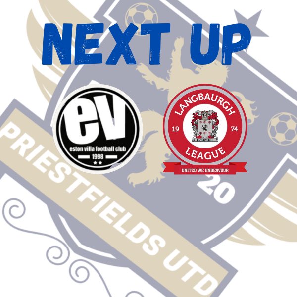 Our first match of the season is nearly upon us.

🆚 Eston Villa FC (A)
🏆 <a href="/langbaurgh/">Manjaros Langbaurgh League</a> Premier Division
📆 Sunday 3rd September
🕦 K.O 10:30am
📍 Ormesby Road