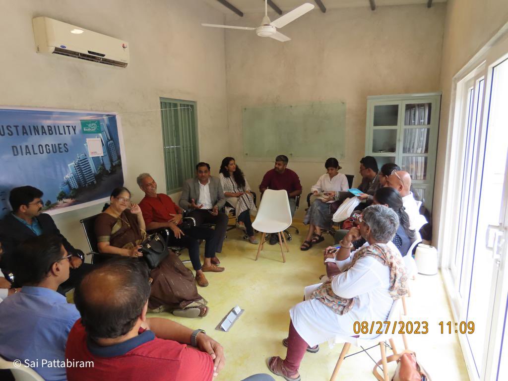 PpShreyaas's tweet photo. The discussions dived into the ecosystem of sustainability, shedding light on the critical need of localized solutions. Actionable initiatives were proposed in order to transmit the importance of sustainability to the younger generation. https://t.co/tzx21PtEHk